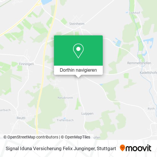 Signal Iduna Versicherung Felix Junginger Karte
