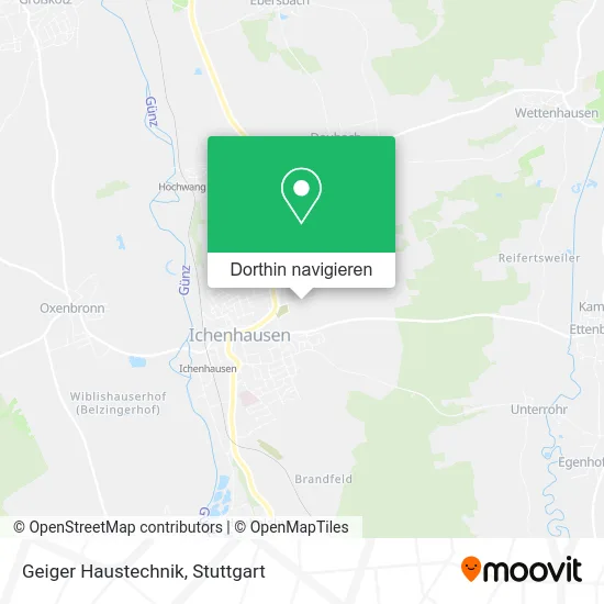 Geiger Haustechnik Karte