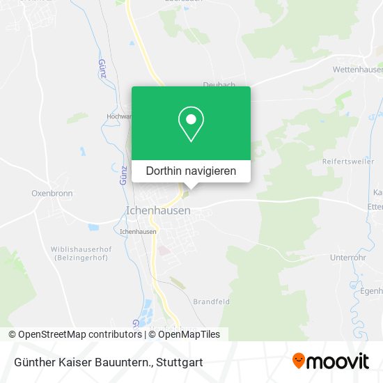 Günther Kaiser Bauuntern. Karte