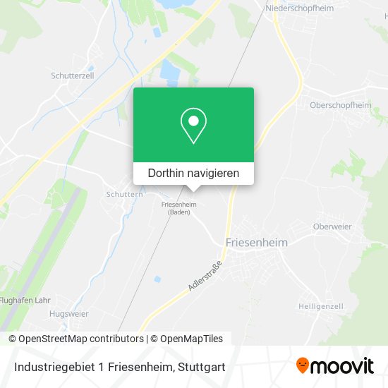 Industriegebiet 1 Friesenheim Karte