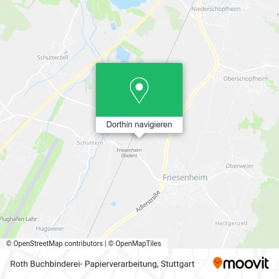 Roth Buchbinderei- Papierverarbeitung Karte