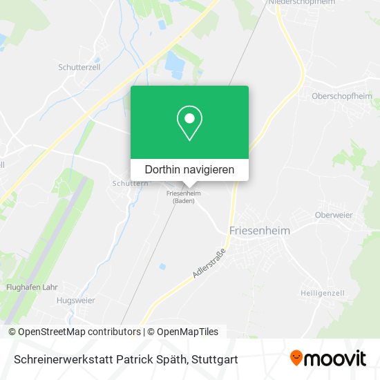 Schreinerwerkstatt Patrick Späth Karte