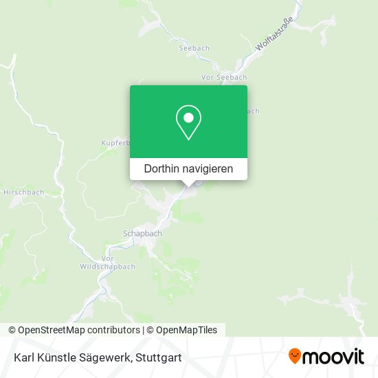 Karl Künstle Sägewerk Karte