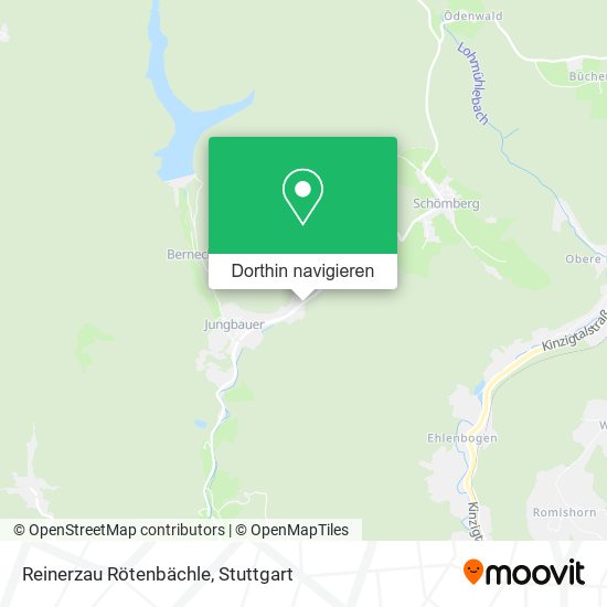 Reinerzau Rötenbächle Karte