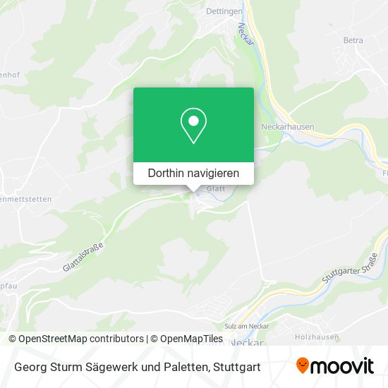 Georg Sturm Sägewerk und Paletten Karte