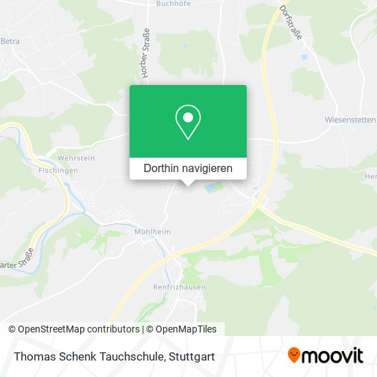 Thomas Schenk Tauchschule Karte