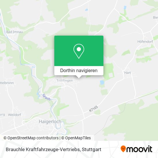 Brauchle Kraftfahrzeuge-Vertriebs Karte