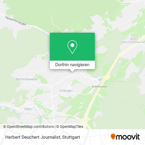 Herbert Deuchert Journalist Karte
