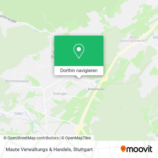 Maute Verwaltungs & Handels Karte