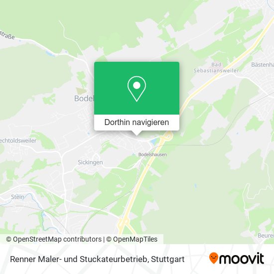 Renner Maler- und Stuckateurbetrieb Karte