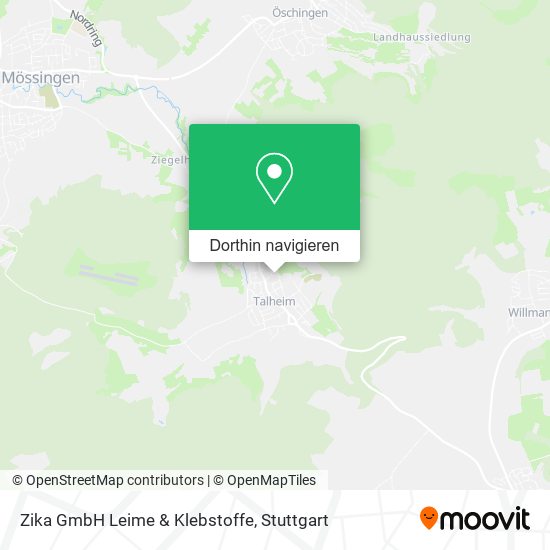 Zika GmbH Leime & Klebstoffe Karte