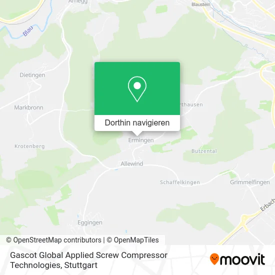 Gascot Global Applied Screw Compressor Technologies Karte