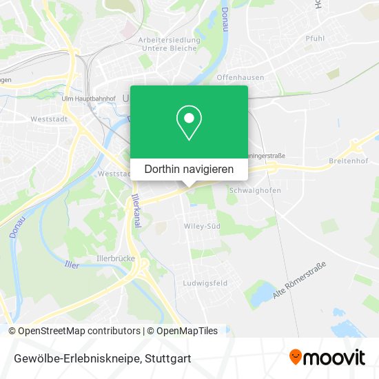 Gewölbe-Erlebniskneipe Karte