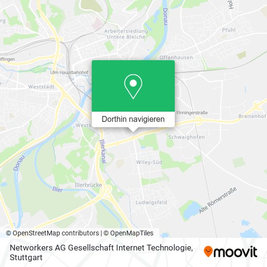 Networkers AG Gesellschaft Internet Technologie Karte