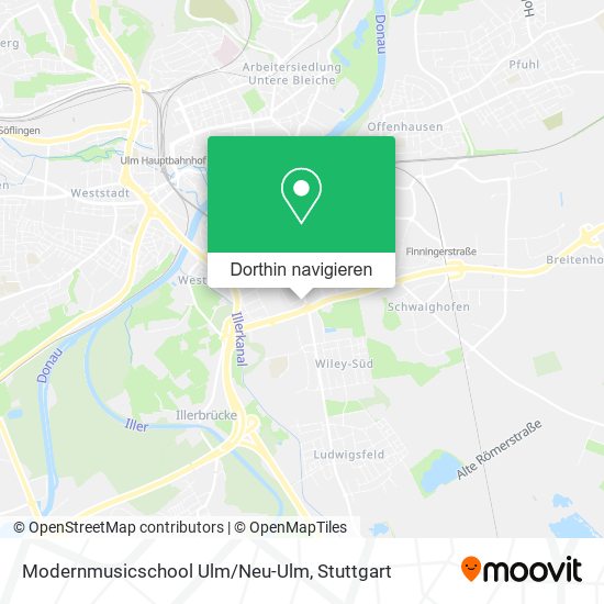 Modernmusicschool Ulm/Neu-Ulm Karte