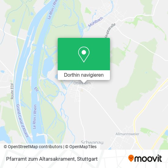 Pfarramt zum Altarsakrament Karte