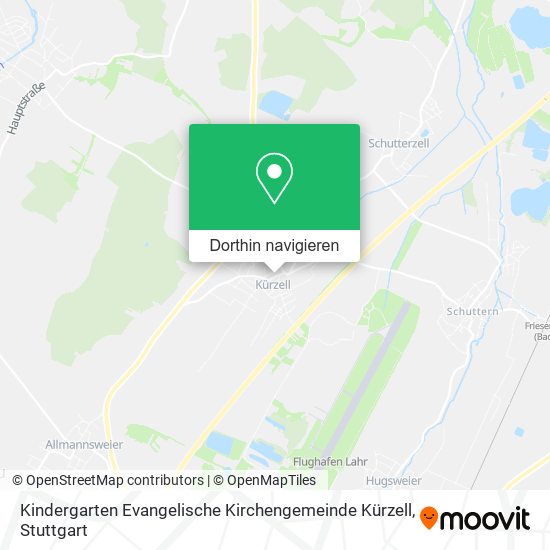 Kindergarten Evangelische Kirchengemeinde Kürzell Karte