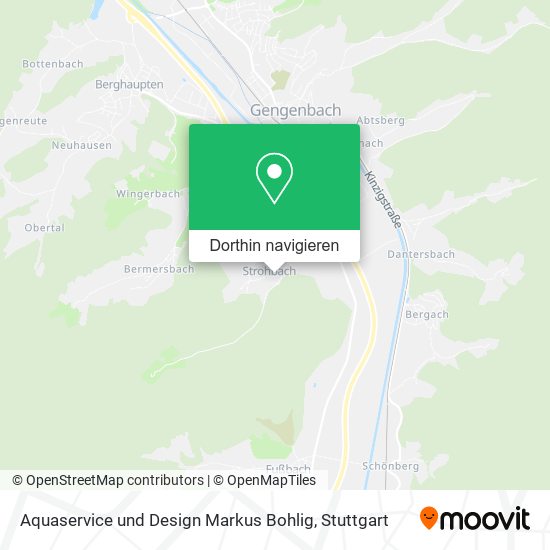 Aquaservice und Design Markus Bohlig Karte