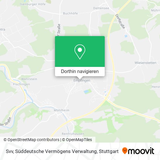 Svv, Süddeutsche Vermögens Verwaltung Karte