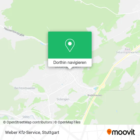 Weber Kfz-Service Karte