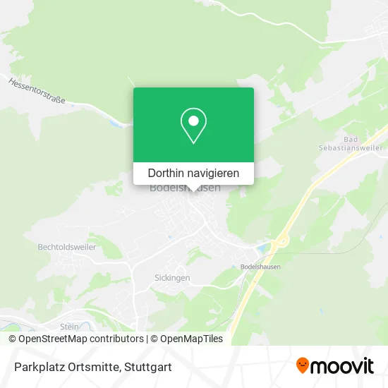 Parkplatz Ortsmitte Karte