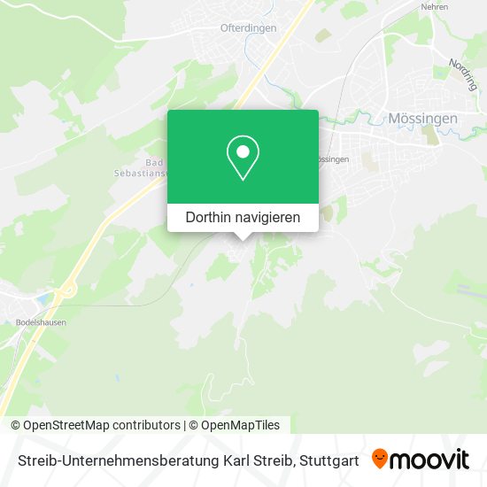 Streib-Unternehmensberatung Karl Streib Karte