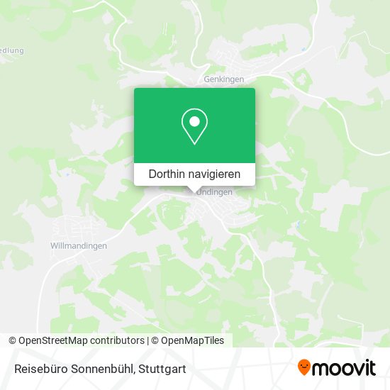Reisebüro Sonnenbühl Karte