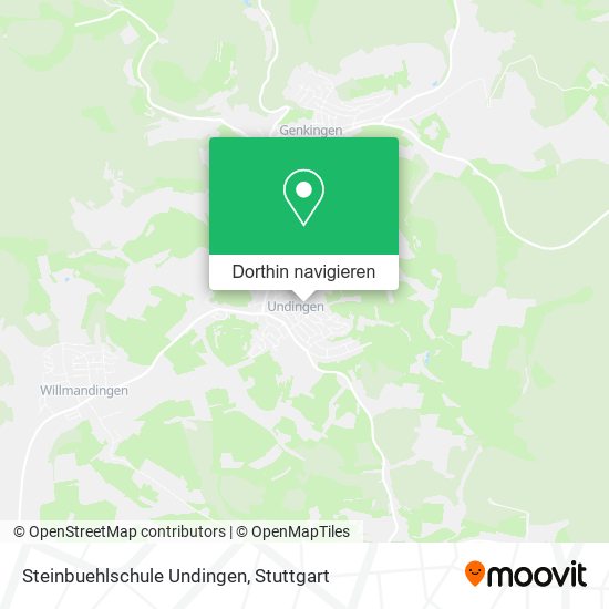 Steinbuehlschule Undingen Karte