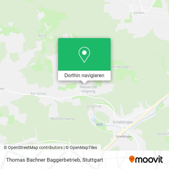 Thomas Bachner Baggerbetrieb Karte