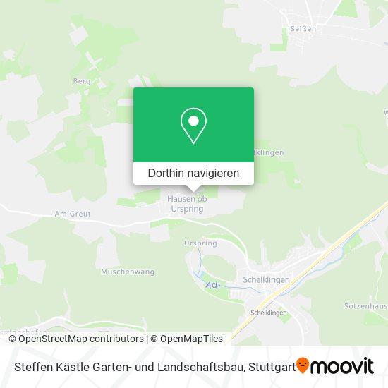 Steffen Kästle Garten- und Landschaftsbau Karte