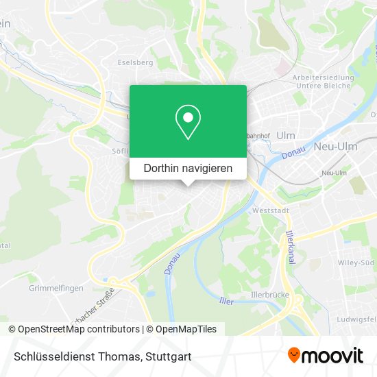 Schlüsseldienst Thomas Karte
