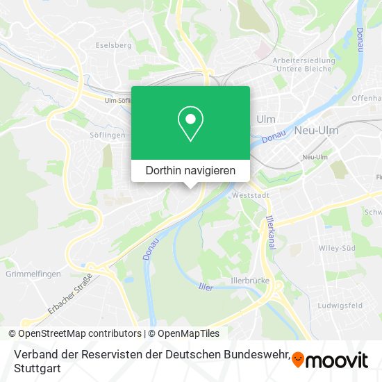 Verband der Reservisten der Deutschen Bundeswehr Karte