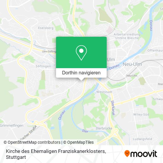Kirche des Ehemaligen Franziskanerklosters Karte