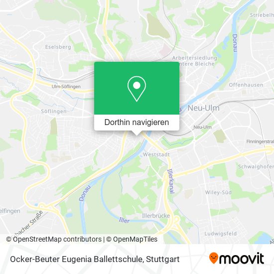 Ocker-Beuter Eugenia Ballettschule Karte
