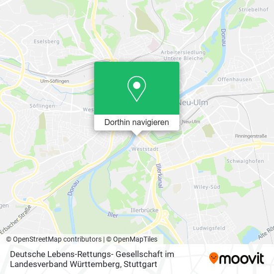 Deutsche Lebens-Rettungs- Gesellschaft im Landesverband Württemberg Karte
