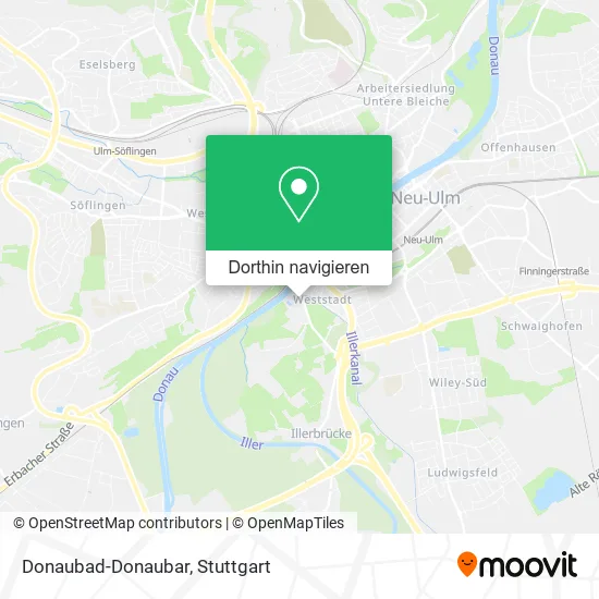 Donaubad-Donaubar Karte