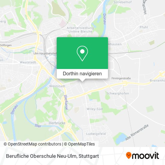 Berufliche Oberschule Neu-Ulm Karte