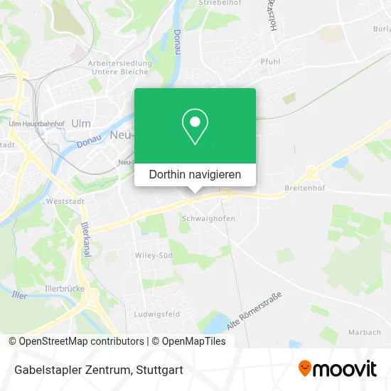 Gabelstapler Zentrum Karte