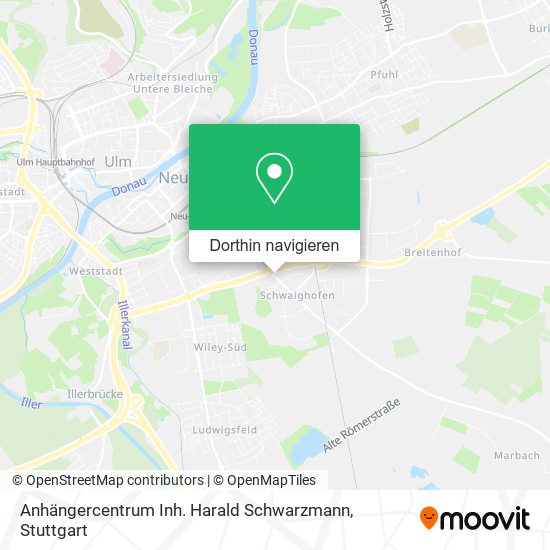 Anhängercentrum Inh. Harald Schwarzmann Karte