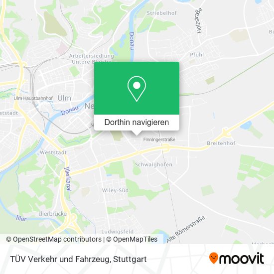 TÜV Verkehr und Fahrzeug Karte