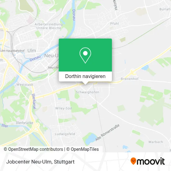 Jobcenter Neu-Ulm Karte