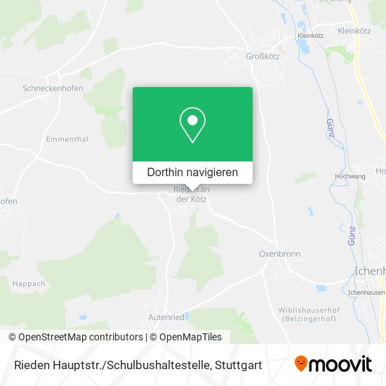 Rieden Hauptstr. / Schulbushaltestelle Karte