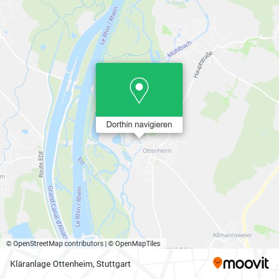 Kläranlage Ottenheim Karte