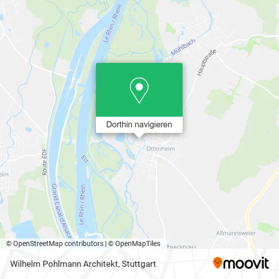 Wilhelm Pohlmann Architekt Karte