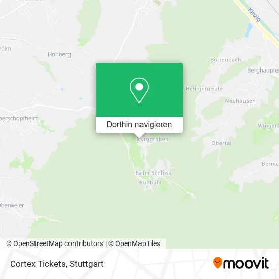 Cortex Tickets Karte