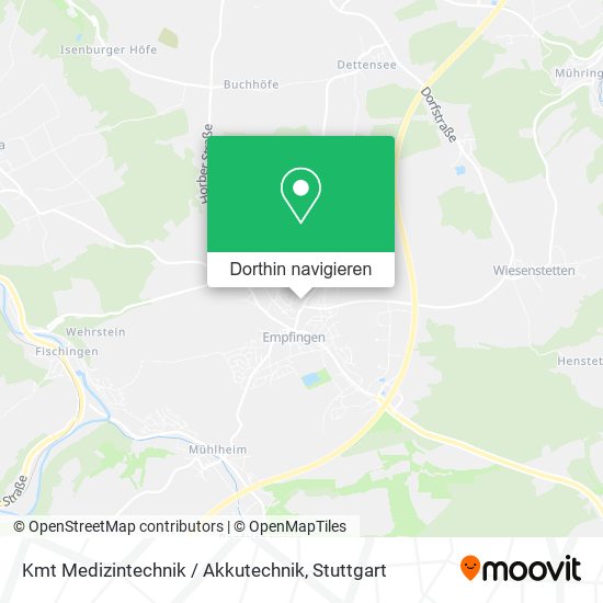 Kmt Medizintechnik / Akkutechnik Karte