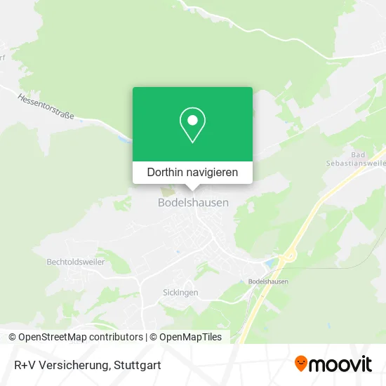 R+V Versicherung Karte