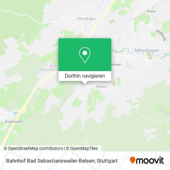 Bahnhof Bad Sebastiansweiler-Belsen Karte