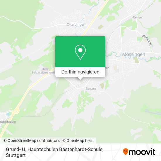 Grund- U. Hauptschulen Bästenhardt-Schule Karte