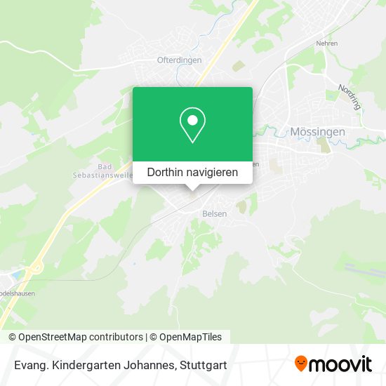 Evang. Kindergarten Johannes Karte